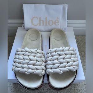 Chloe “Kacey” footbed slides